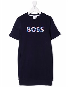 Платье футболка с логотипом Boss kidswear