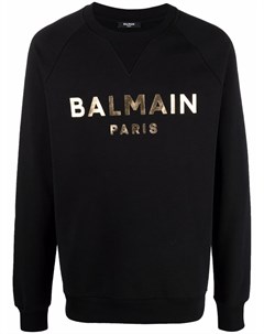 Толстовка с рукавами реглан и логотипом Balmain