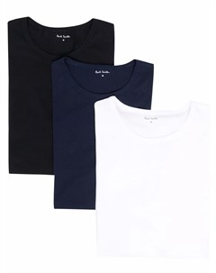 Комплект из трех футболок с логотипом Paul smith