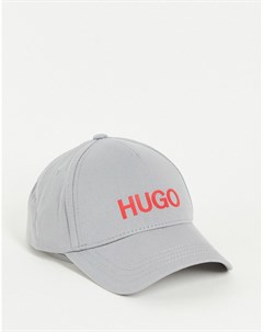 Серая бейсболка с логотипом Hugo