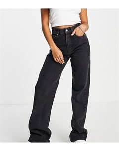 Черные винтажные джинсы в стиле 90 х Petite Stradivarius