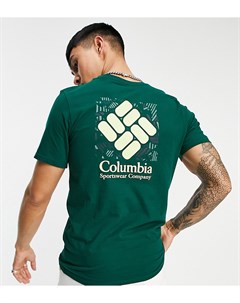 Зеленая футболка с принтом на спине Rapid Ridge эксклюзивно для ASOS Columbia