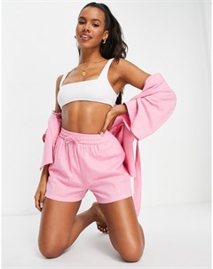 Розовые пляжные шорты от комплекта Asos design