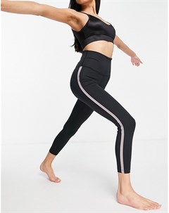 Черные леггинсы длиной 7 8 Nike Yoga Nike training