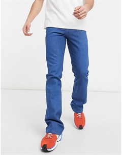 Синие выбеленные джинсы скинни в стиле 70 х с низкой посадкой Asos design