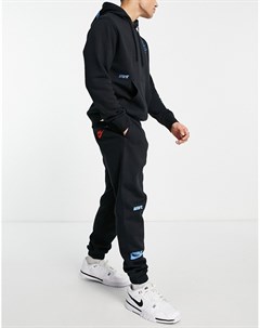 Черные флисовые джоггеры с логотипом Sport Essentials Multi Futura Nike