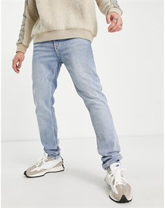 Светлые джинсы узкого кроя Clark Dr denim