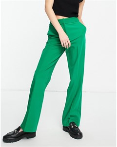 Ярко зеленые классические брюки в винтажном стиле от комплекта Y.a.s