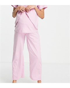 Пижамные брюки из органического хлопка розового цвета ASOS DESIGN Maternity Выбирай и Комбинируй Asos maternity