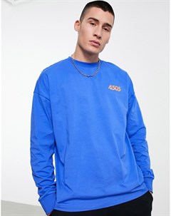 Oversized лонгслив с принтом на спине ASOS DESIGN 4505 Asos 4505