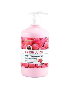 Крем гель для душа Litchi Raspberry 750 мл Fresh juice