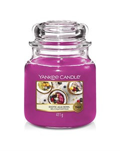 Свеча средняя в стеклянной банке Экзотические ягоды Yankee candle