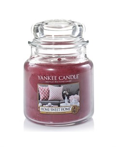 Свеча средняя в стеклянной банке Дом милый дом Yankee candle