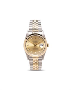 Наручные часы Oyster Perpetual Datejust pre owned 35 мм 1996 го года Rolex