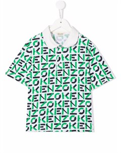 Рубашка поло с логотипом Kenzo kids