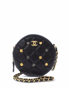 Стеганая мини сумка Round As Earth Chanel pre-owned