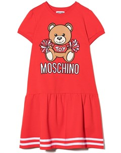 Платье футболка с принтом Toy Bear Moschino kids