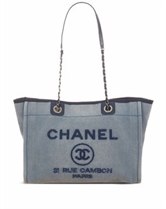 Джинсовая сумка тоут Deauville 2017 го года Chanel pre-owned