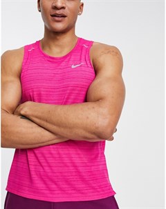 Розовая майка Miler Dri FIT Nike running
