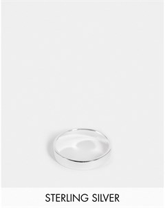 Широкое кольцо из стерлингового серебра Asos design