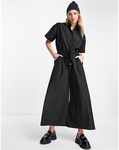 Черный свободный комбинезон с широкими штанинами InWear Yachi Inwear