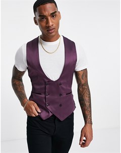 Фиолетовый жилет Twisted tailor