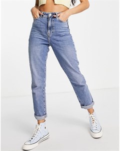 Синие джинсы в винтажном стиле New look