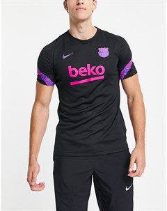 Черная футболка FC Barcelona Strike Nike football