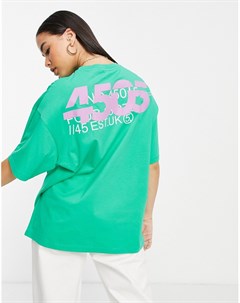 Oversized футболка с графическим принтом Asos 4505