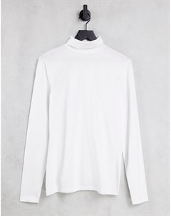 Белая обтягивающая водолазка Asos design