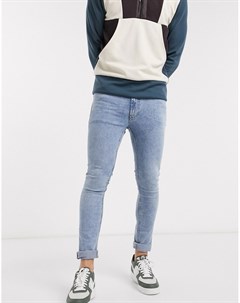 Синие супероблегающие джинсы Burton menswear