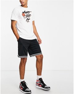 Белая футболка с графическим принтом Just Do It Nike basketball