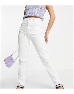 Белые узкие джинсы из эластичного денима в винтажном стиле Petite Stradivarius