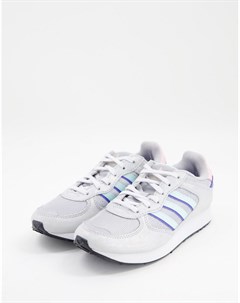 Серебристые блестящие кроссовки Special 21 Adidas originals