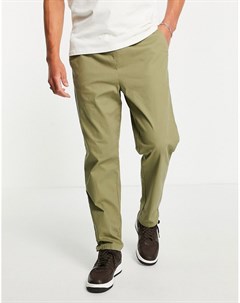Свободные брюки цвета хаки с эластичным поясом Asos design