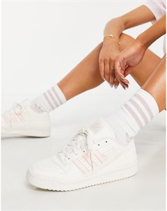 Низкие кроссовки бежевого цвета Tennis Luxe Forum Adidas originals