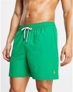 Зеленые шорты для плавания с логотипом Polo ralph lauren