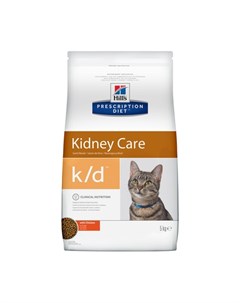 Prescription Diet k d Kidney Care Сухой диетический корм для кошек при профилактике заболеваний поче Hill`s