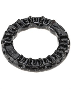 Игрушка кольцо Smile черная для собак O 8 4 см XS Черный Ferplast