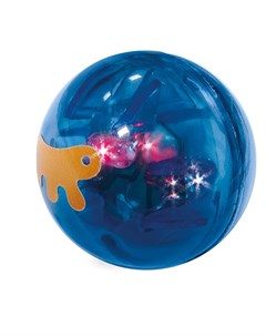 Мячик PA 5205 с мигающими лампочками для кошек 4 см Синий Ferplast