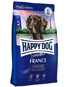 France сухой корм для собак с уткой и картофелем 2 8 кг Happy dog