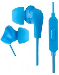 Наушники внутриканальные c микрофоном ALPHA синие Perfeo