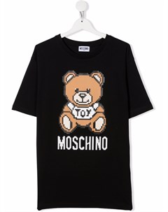 Футболка с логотипом Moschino kids