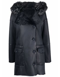 Пальто с капюшоном и оторочкой из искусственного меха Urbancode