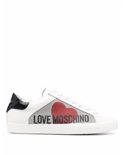 Кроссовки с логотипом Love moschino