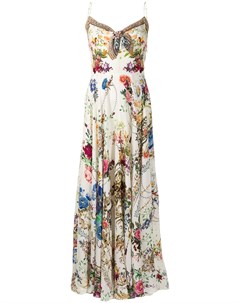 Платье на тонких бретелях с цветочным принтом Camilla