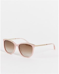 Классические солнцезащитные очки нежно розового цвета JU 615 S Juicy couture