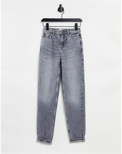 Серые джинсы в винтажном стиле из переработанного смесового хлопка Topshop