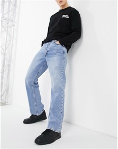 Светло голубые широкие джинсы в винтажном стиле Intelligence Rob Jack & jones