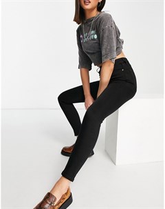 Черные джинсы из переработанного смесового хлопка Jamie Topshop